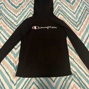 Black champion extra small hoodie